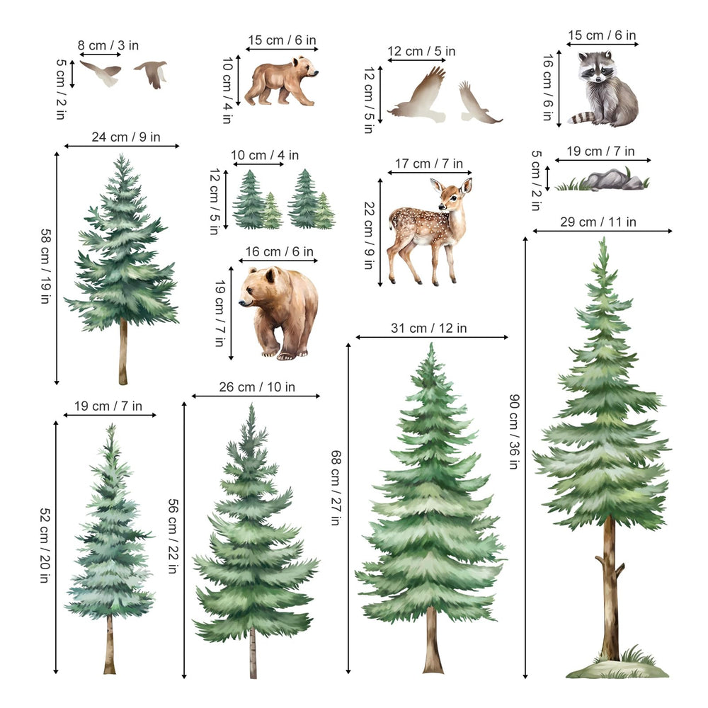 DecalMile three-sheets wall stickers kit enables versatile DIY layouts