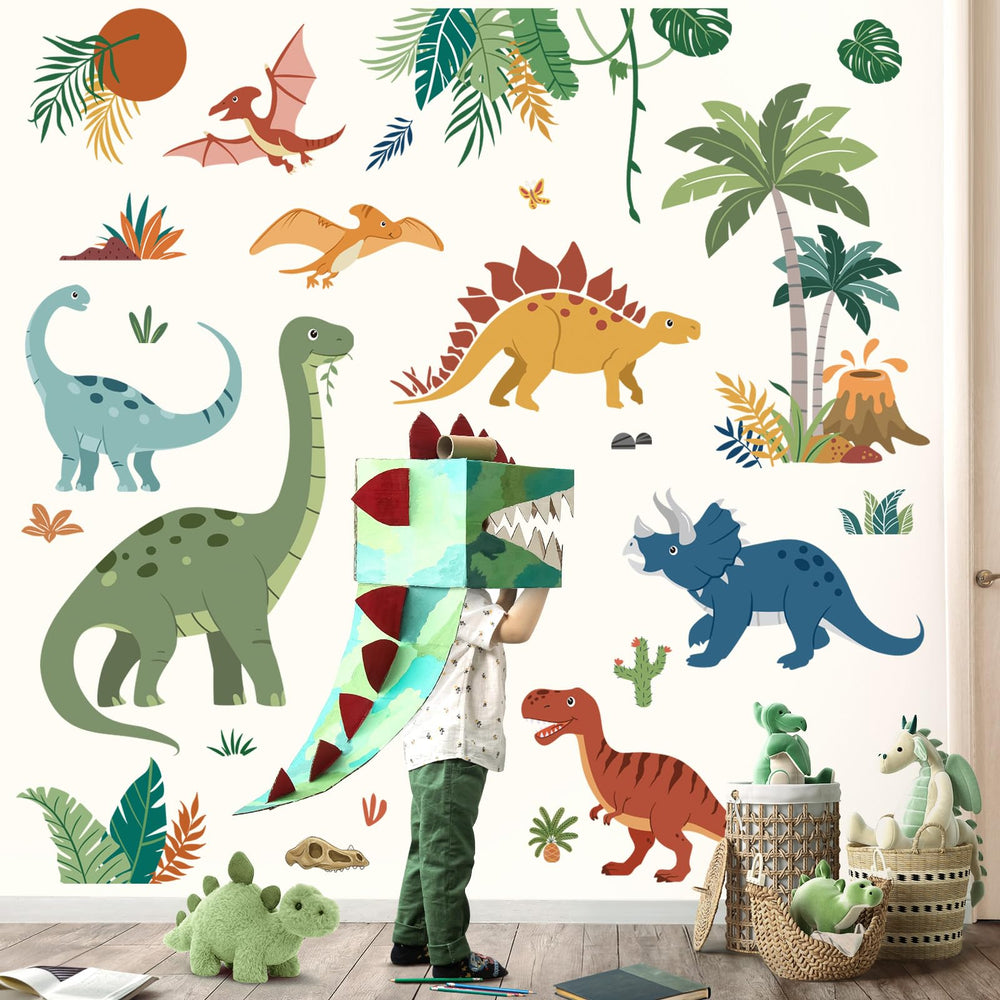 decalmile tropical palms wall decal perfect for tropical-themed playroom