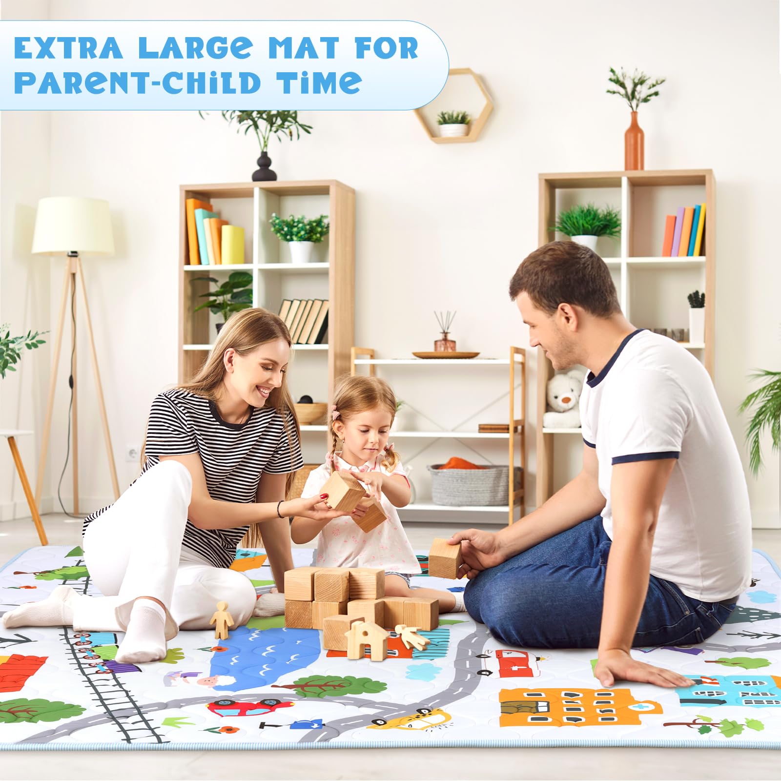 DecalSweet 59x71 mat compatible with standard baby playpens
