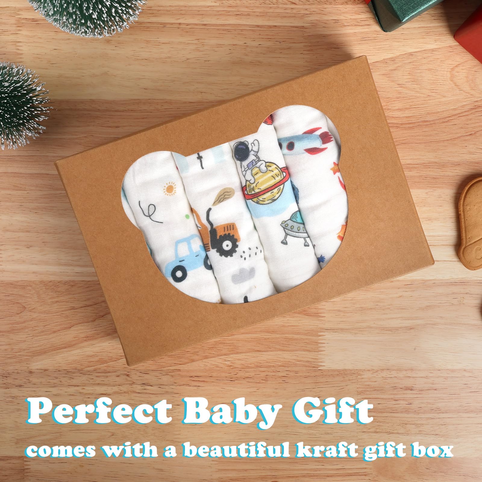 Decalsweet care-friendly burp cloths are machine washable for busy parents