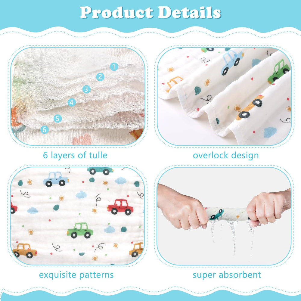 Decalsweet burp cloths patterns provide six unique designs for baby gifts