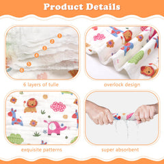 Decalsweet baby burp cloths pattern moon-stars shows soothing style for baby care.