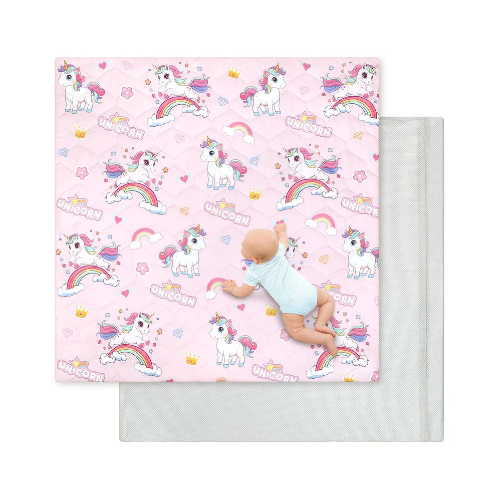 Decalsweet baby play mat 50x50 cover removable for easy stain-free maintenance.