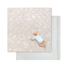 DecalSweet Baby Play Mat foam close-up shows extra-thick cushioning for comfy tummy time