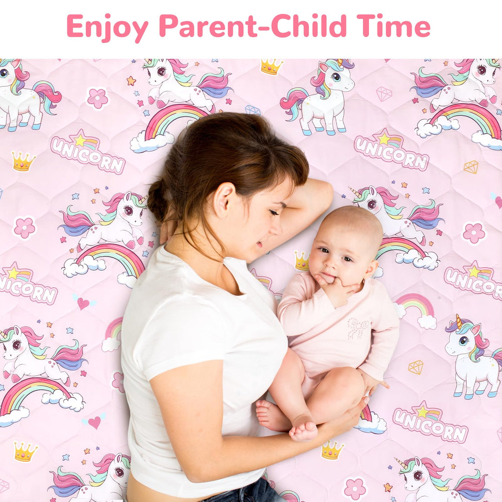 Decalsweet baby play mat living room setup doubles as decor and play.
