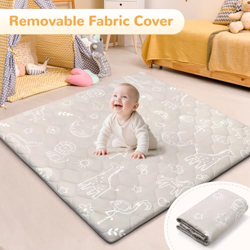 DecalSweet Baby Play Mat machine washable cover simplifies cleanups