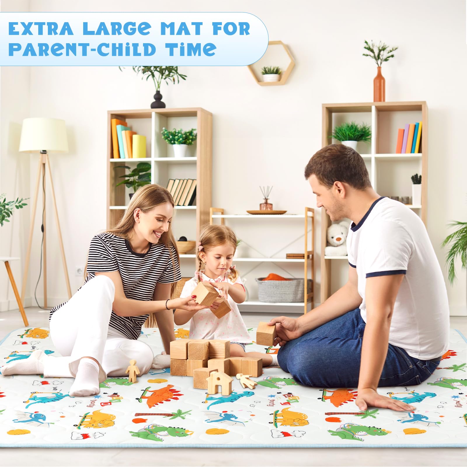DecalSweet baby play mat colorful pattern stimulates visual interest during play