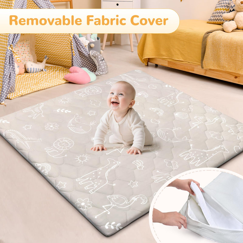 DecalSweet Baby Play Mat colorful pattern provides visual stimulation for infants