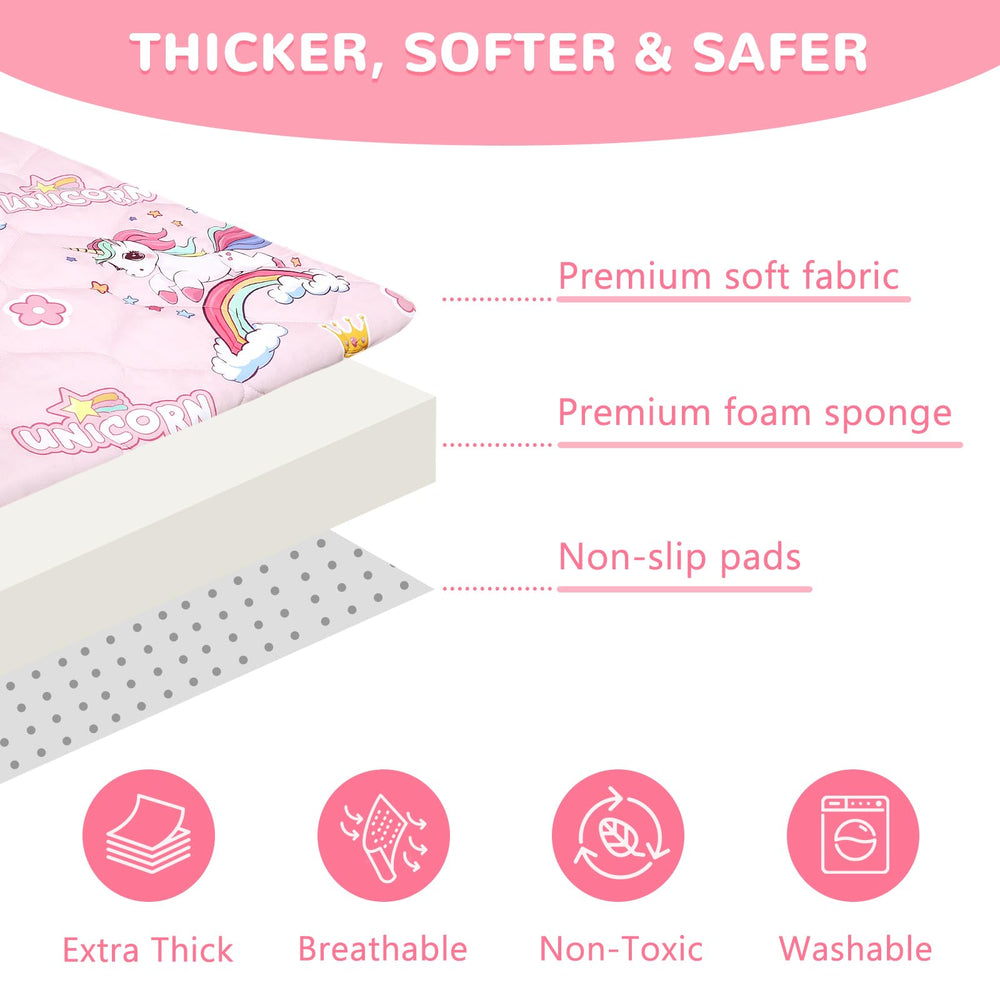 Decalsweet baby play mat colorful pattern stimulates visual exploration during tummy time.