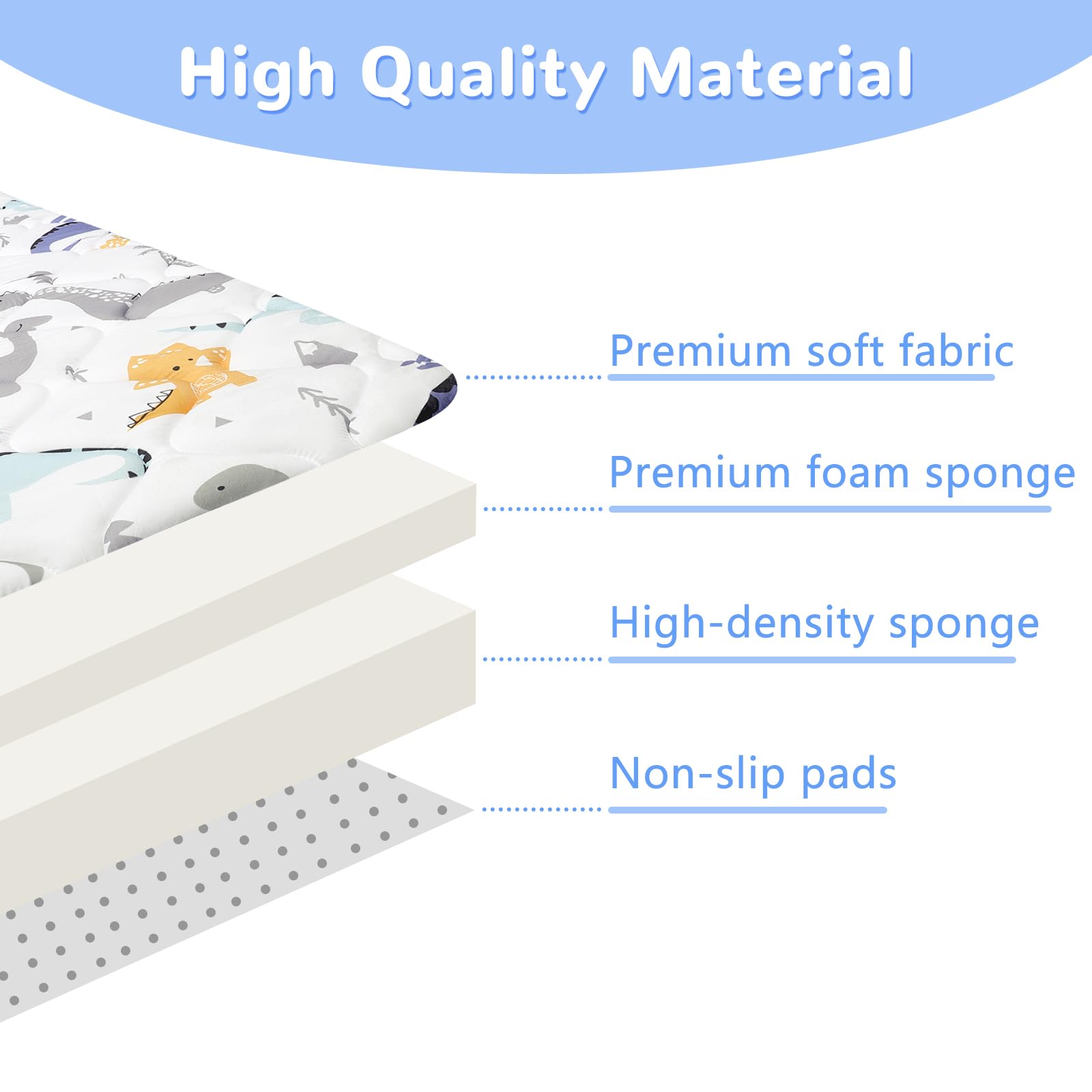 DecalSweet baby play mat used during crawling and tummy-time routines