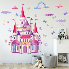 Decalsweet colorful clouds wall decals add soft sky tones to nurseries.