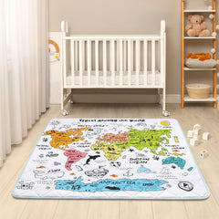 DecalSweet play mat 50x50 with soft cushioning for comfortable floor play.