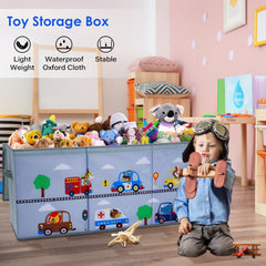 Decalsweet toy box chest offers extra-large storage for big toys and books.