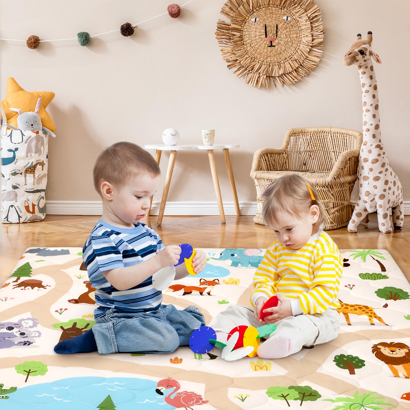 Decalsweet tummy-time cushioning supports gentle practice and independent play