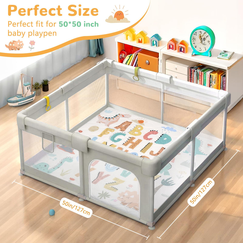 Decalsweet vibrant pattern design adds visual interest during playtime.