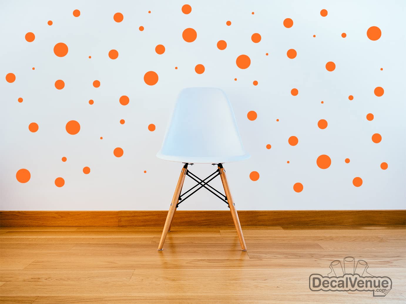 DecalVenue dots close-up shows anti-glare matte finish for soft lighting