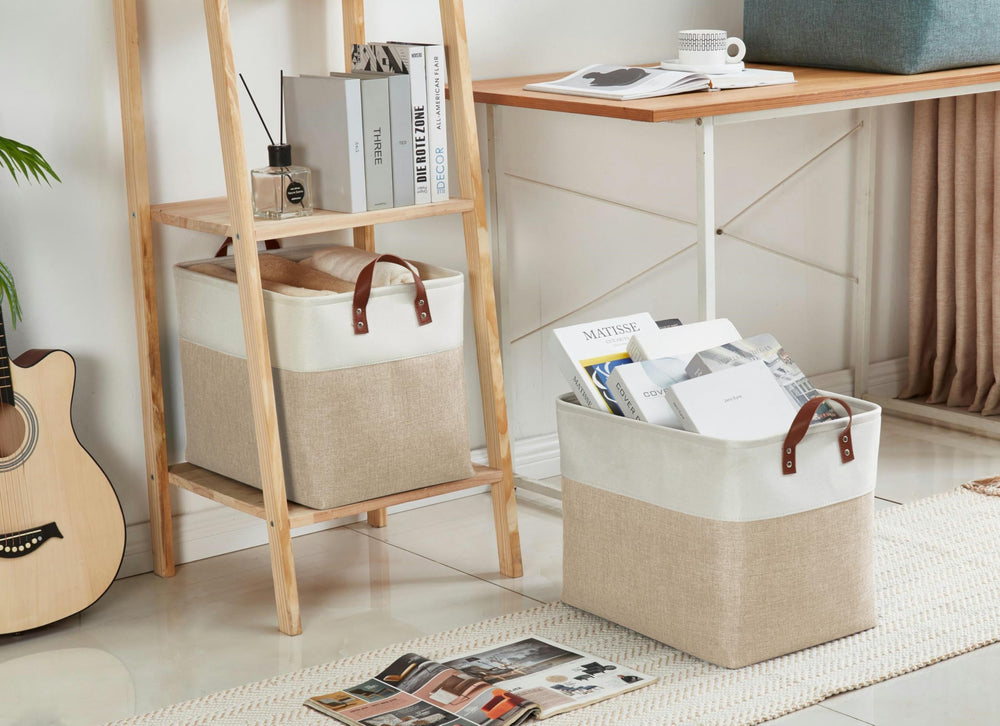 DECOMOMO three-pack on shelf ready for home or office organization.