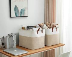 DECOMOMO XXL basket with handles, easy carrying for laundry or toys.