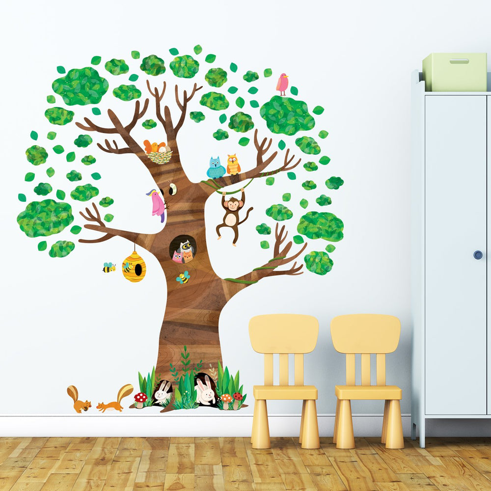 DECOWALL DL4-1709 peel-stick-wall-decals remove cleanly for quick room updates.