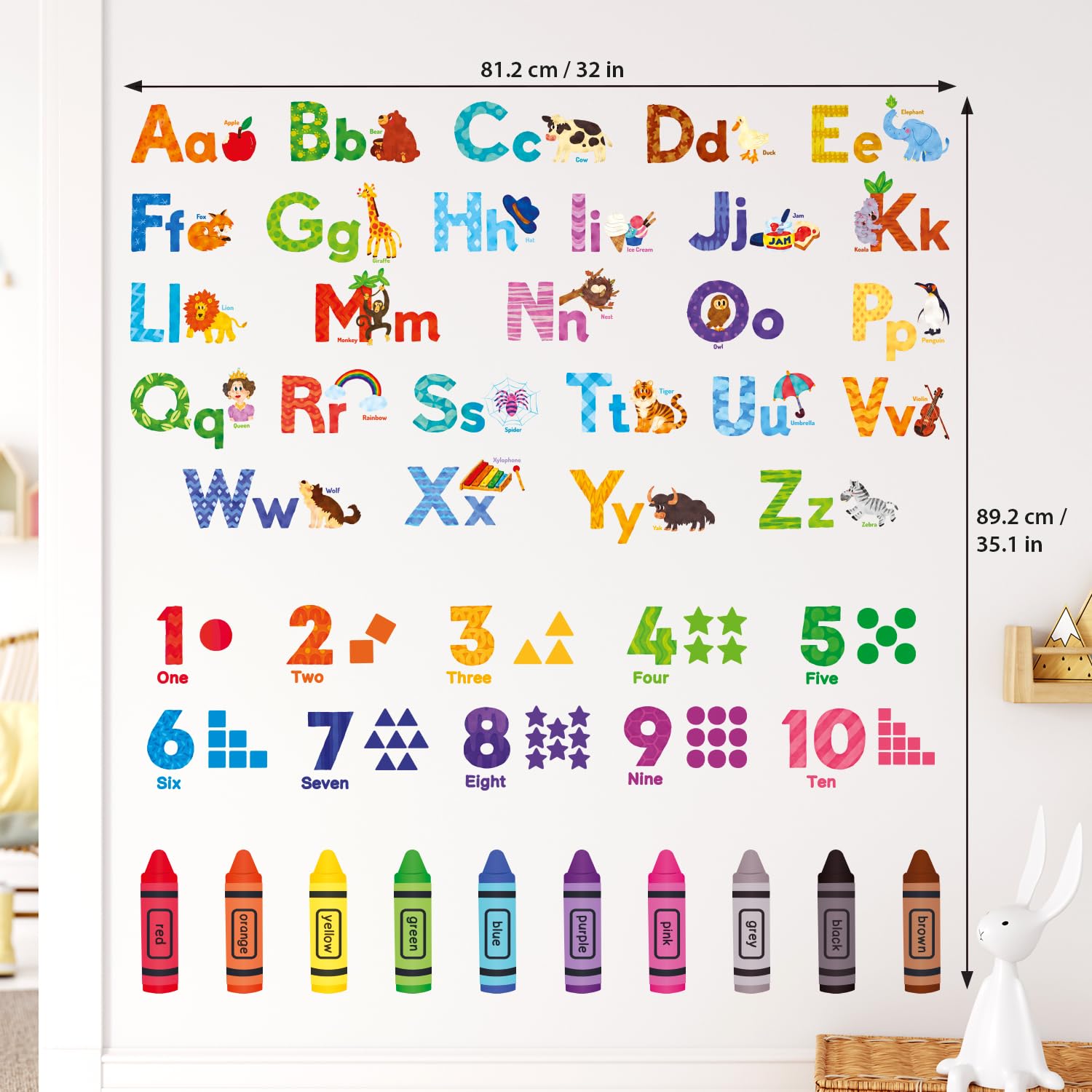DECOWALL DS-8044 waterproof stickers resist humidity in bathrooms and nurseries