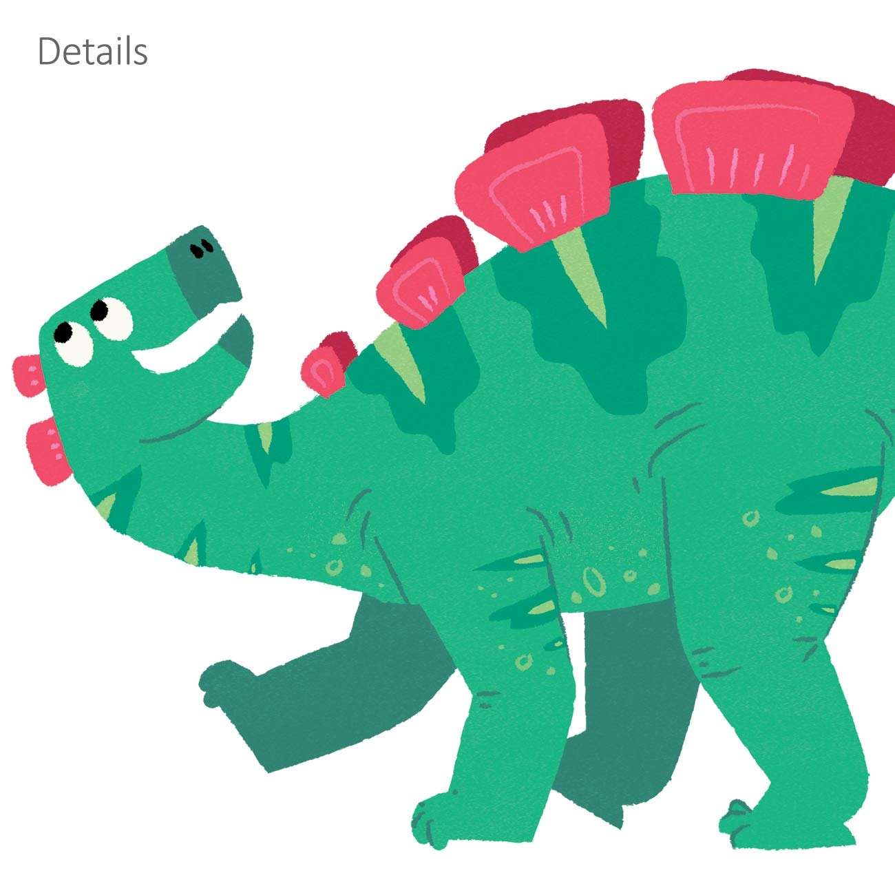 DECOWALL DS4-8032 four-sheets of dinosaurs create versatile play scenes.