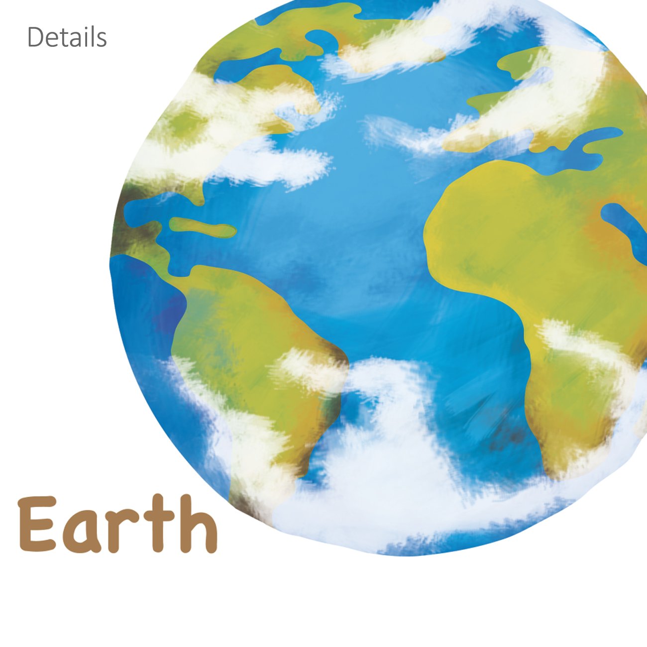 Decowall DS8-1307 nursery planets wall decor – gentle space theme for imagination