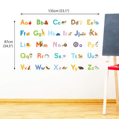 DECOWALL DS8-1608 removable waterproof wall stickers are easy to reposition and wipe-clean.