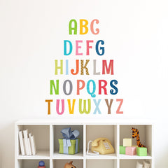 DECOWALL DS8-1701A ABC letters wall decals for kids' bedroom