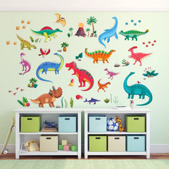 DECOWALL DS9-2115 large dinosaur decals transform living spaces into imaginative play areas.