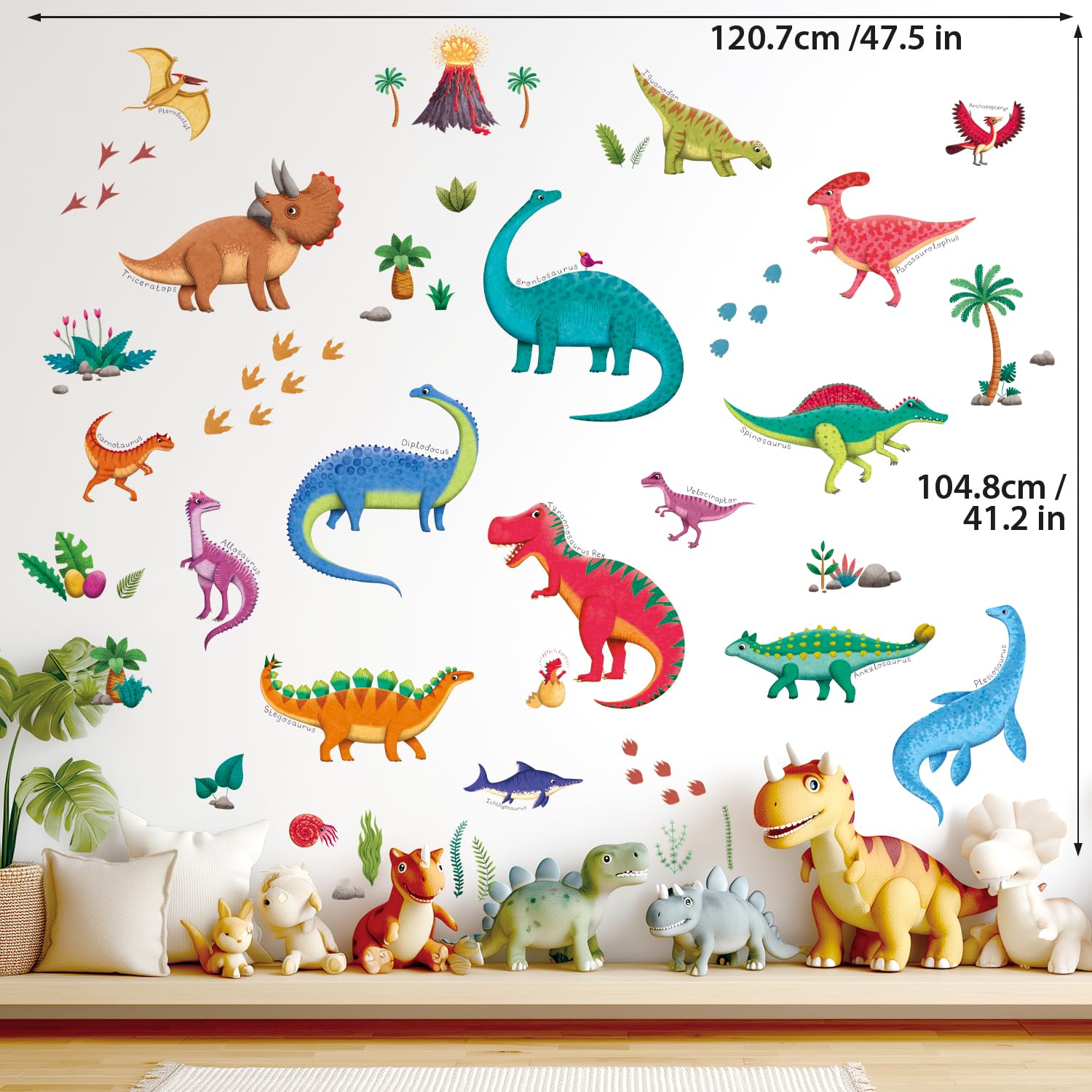 DECOWALL DS9-2115 easy peel and stick decals update walls without mess.