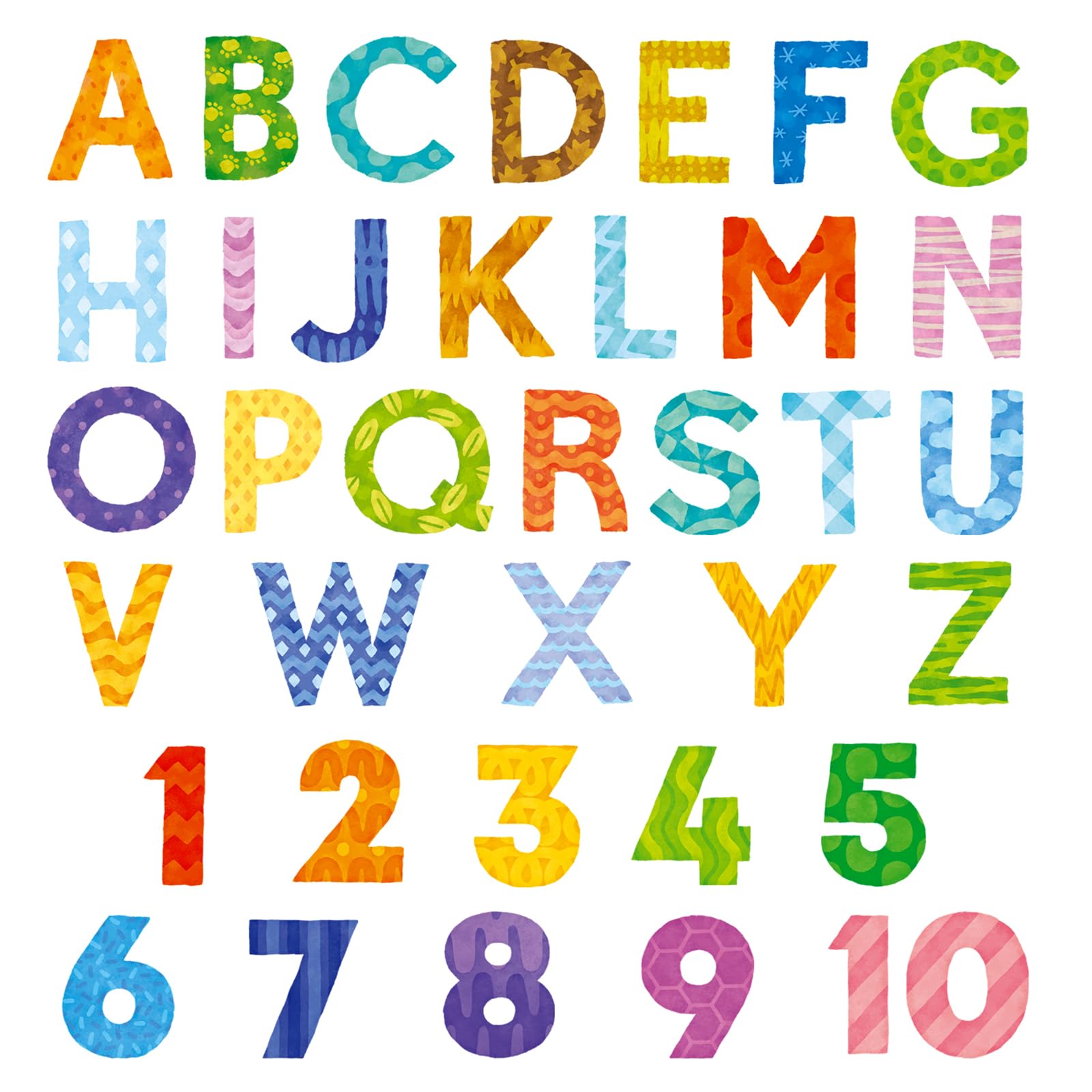 DECOWALL DS9-4003 alphabet letters stickers brighten a child's wall for playful early literacy.