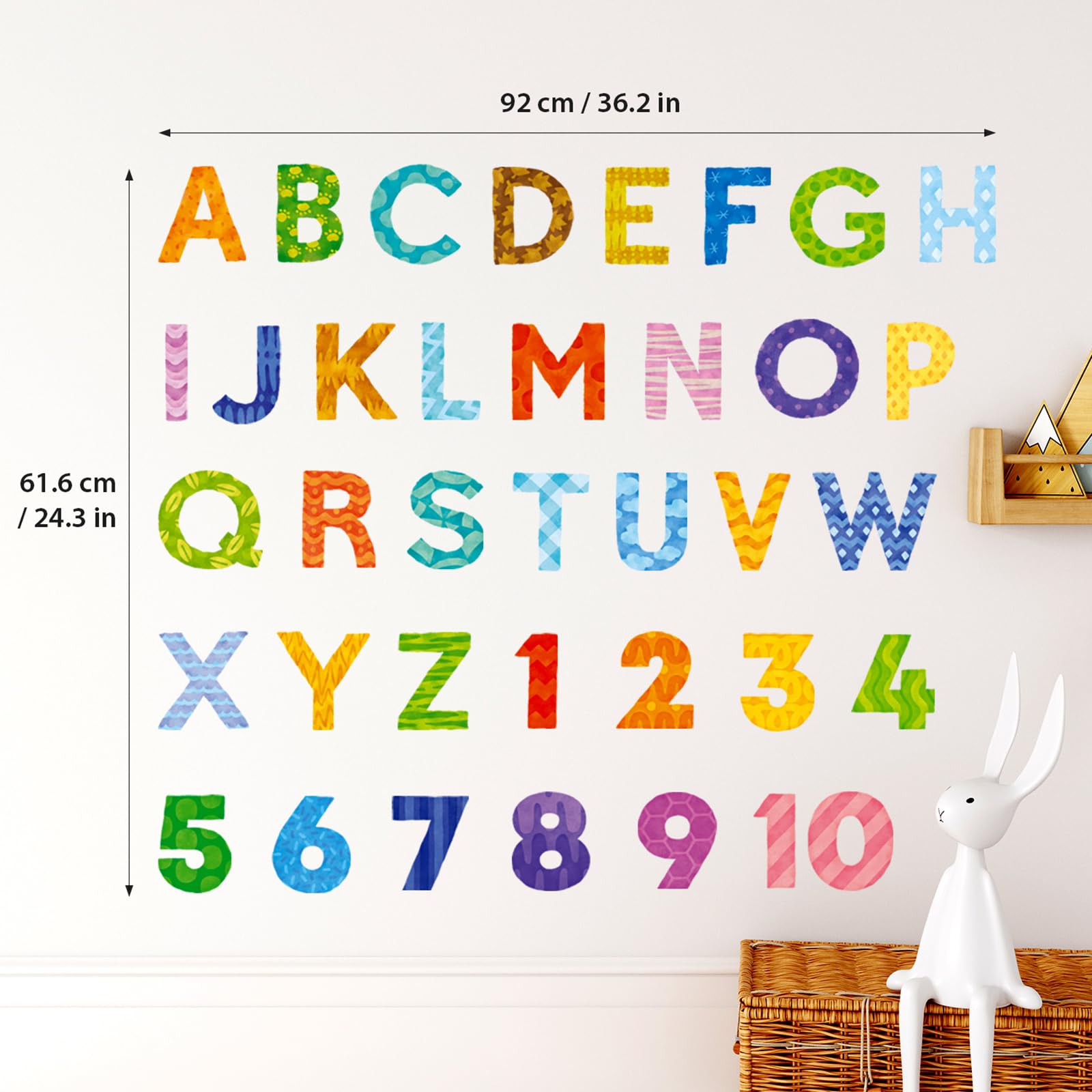 DECOWALL DS9-4003 removable wall decals allow easy reconfiguration without residue.