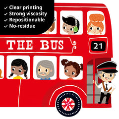 DECOWALL DS9-8064 car and truck decals for tween rooms, peel-and-stick, reusable.