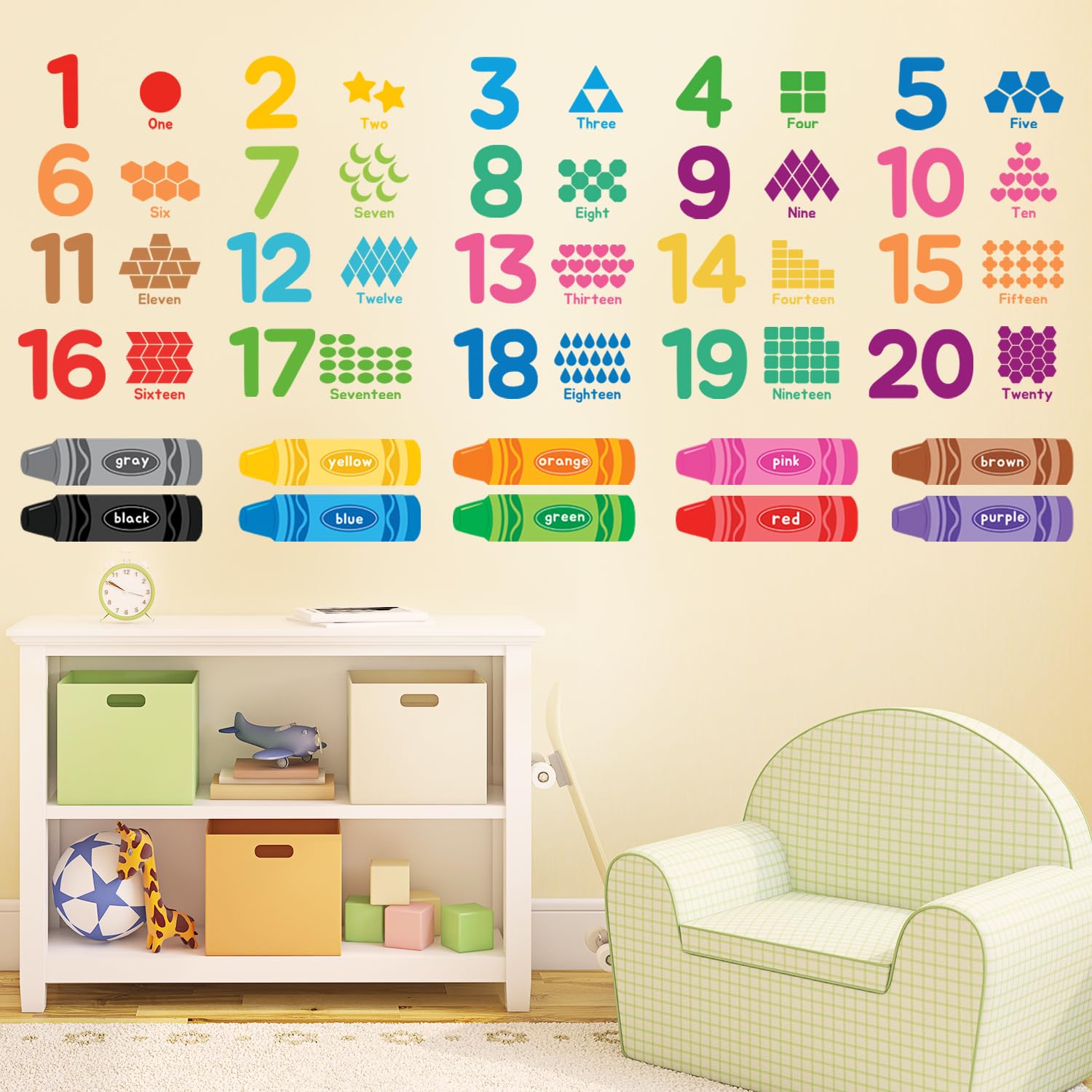 DECOWALL DS9-8091 easy-peel stickers for mess-free decorating in any room