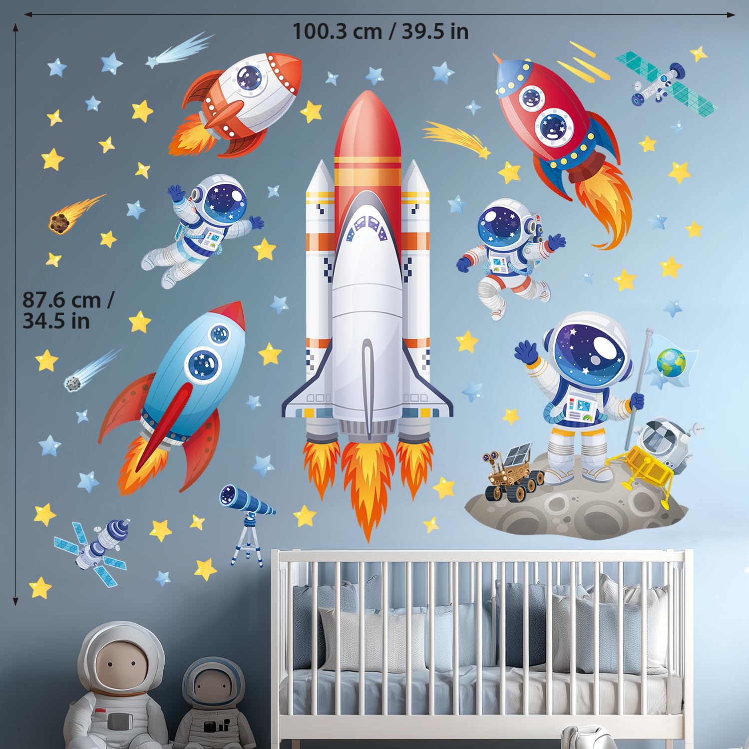 DECOWALL self-adhesive wall stickers peel cleanly for quick room transformations.