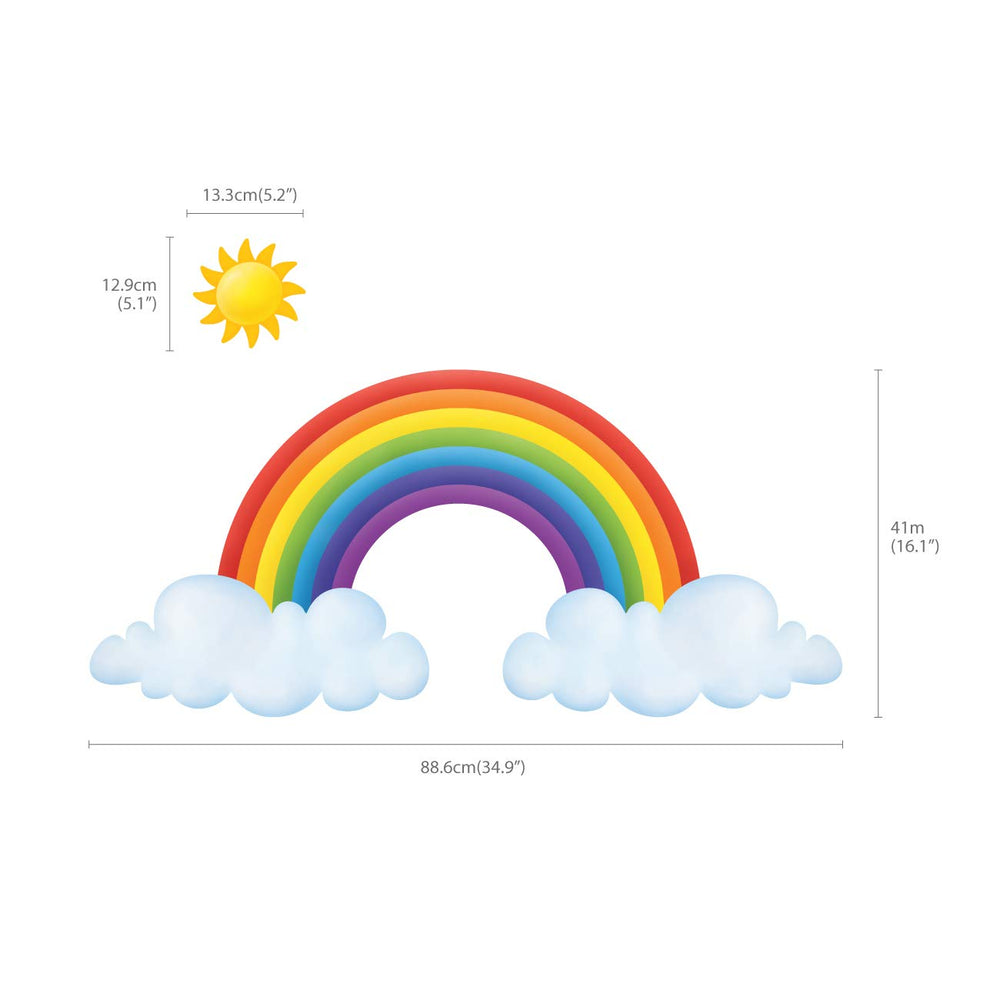 DECOWALL SG2-1713 removable wall stickers promote mess-free updates for kids spaces