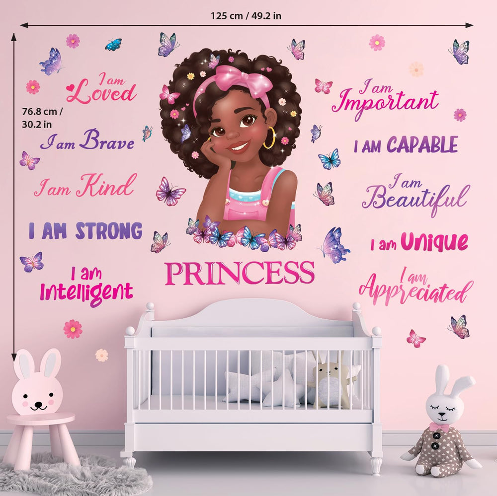 DECOWALL SG2-2405 playroom decor set designed for easy, peel-and-stick application.