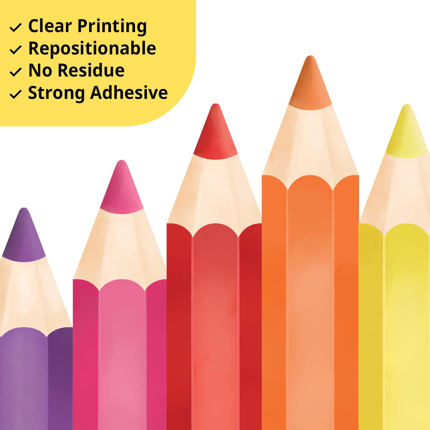 DECOWALL SG2-2417 easy-peel decals simplify decorating without mess.