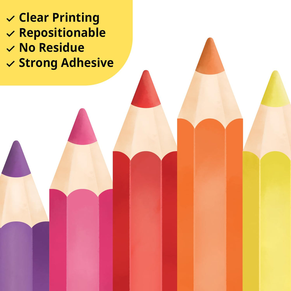 DECOWALL SG2-2417 easy-peel decals simplify decorating without mess.