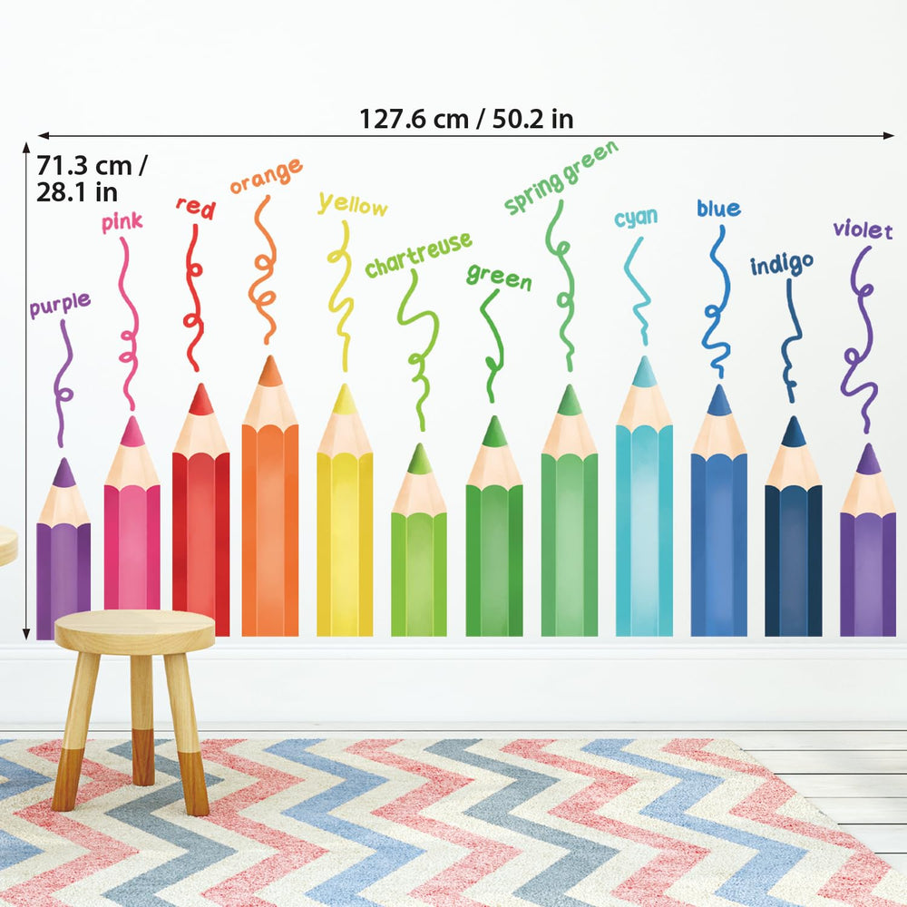 DECOWALL SG2-2417 waterproof stickers stick securely on multiple surfaces.