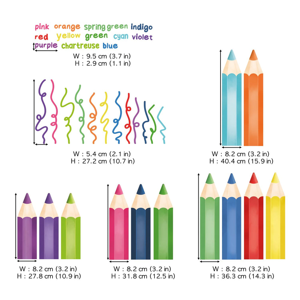 DECOWALL SG2-2417 kid-friendly design enhances learning corners in classrooms.