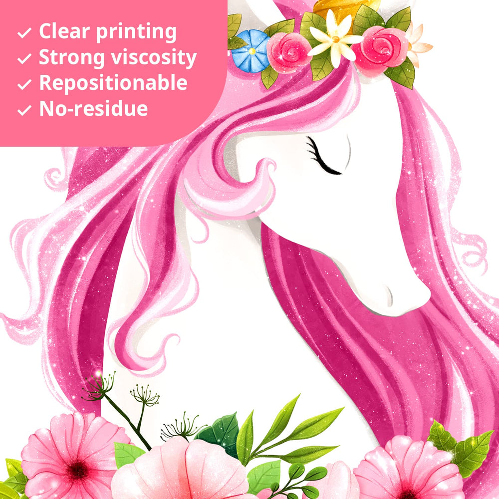 DECOWALL SG-2105 nursery unicorn wall art brightens playtime and learning corners