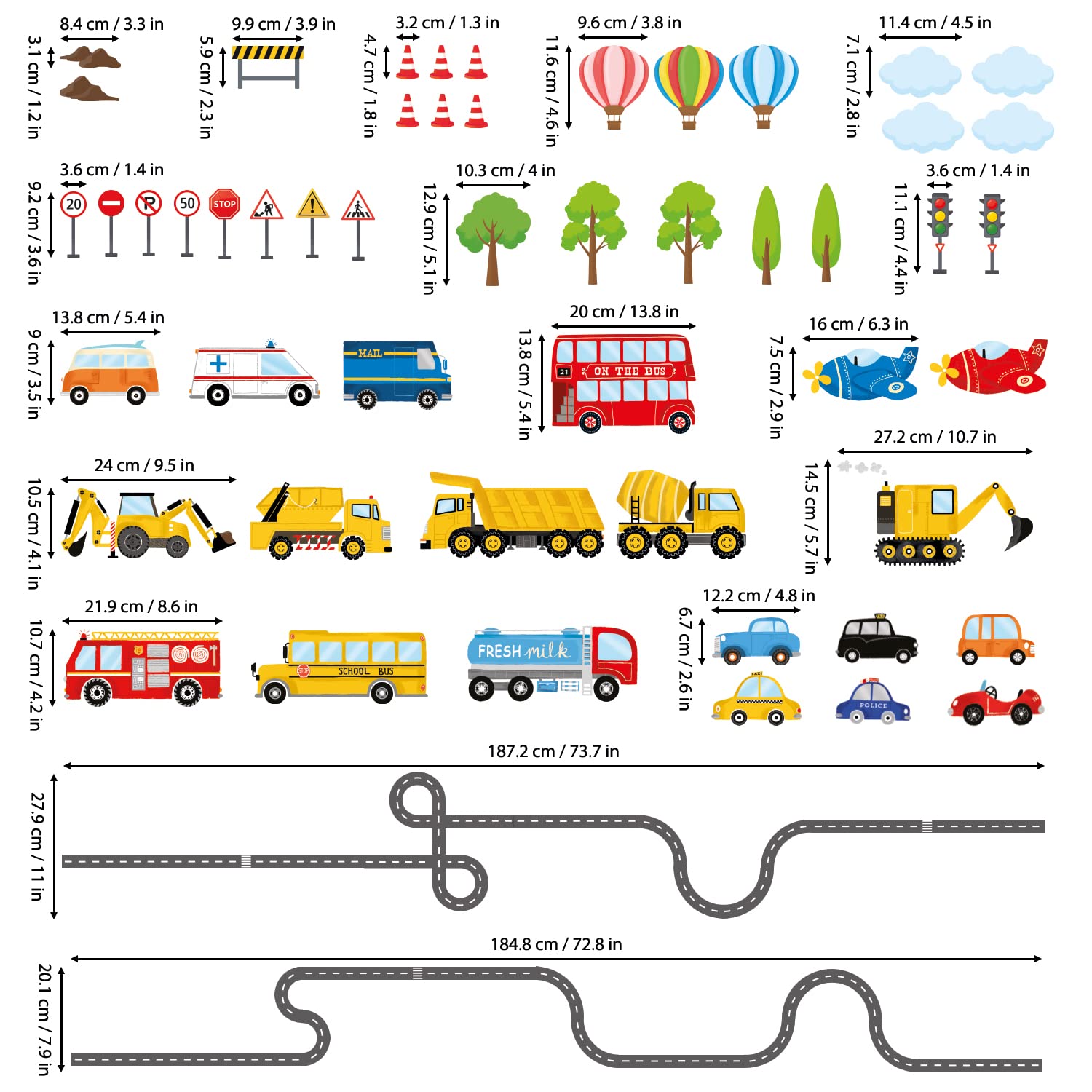 DECOWALL SG3-2308 removable and waterproof decals offer easy repositioning