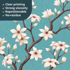 DECOWALL SG4-2213 Nursery wall decor suits nurseries and kid spaces with friendly blossoms.