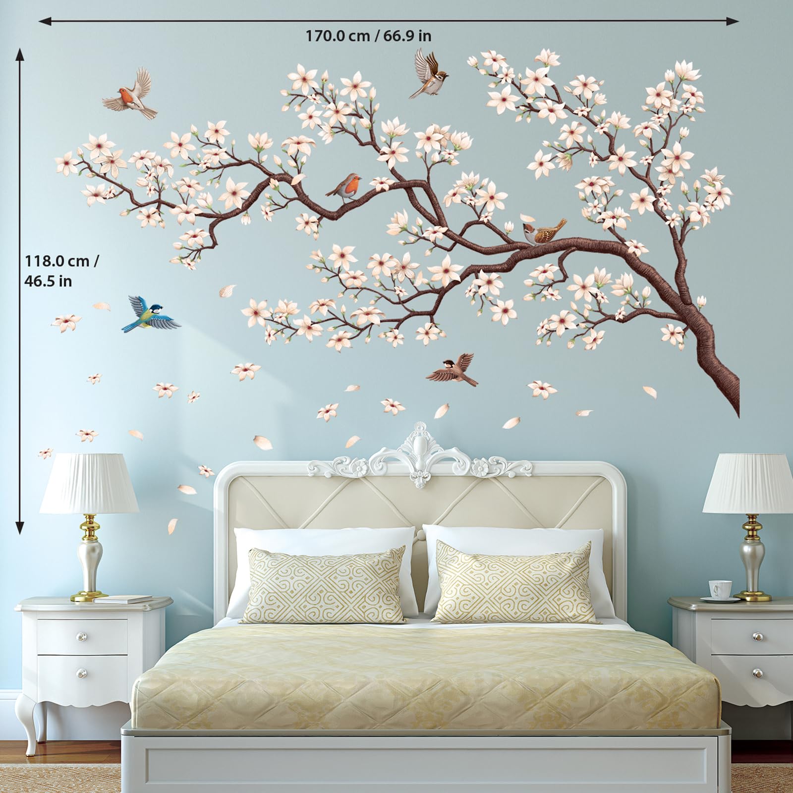 DECOWALL SG4-2317 playful room scene versatile wall art for kids