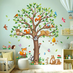 DECOWALL Woodland owl decal brightens nurseries with woodland detail.