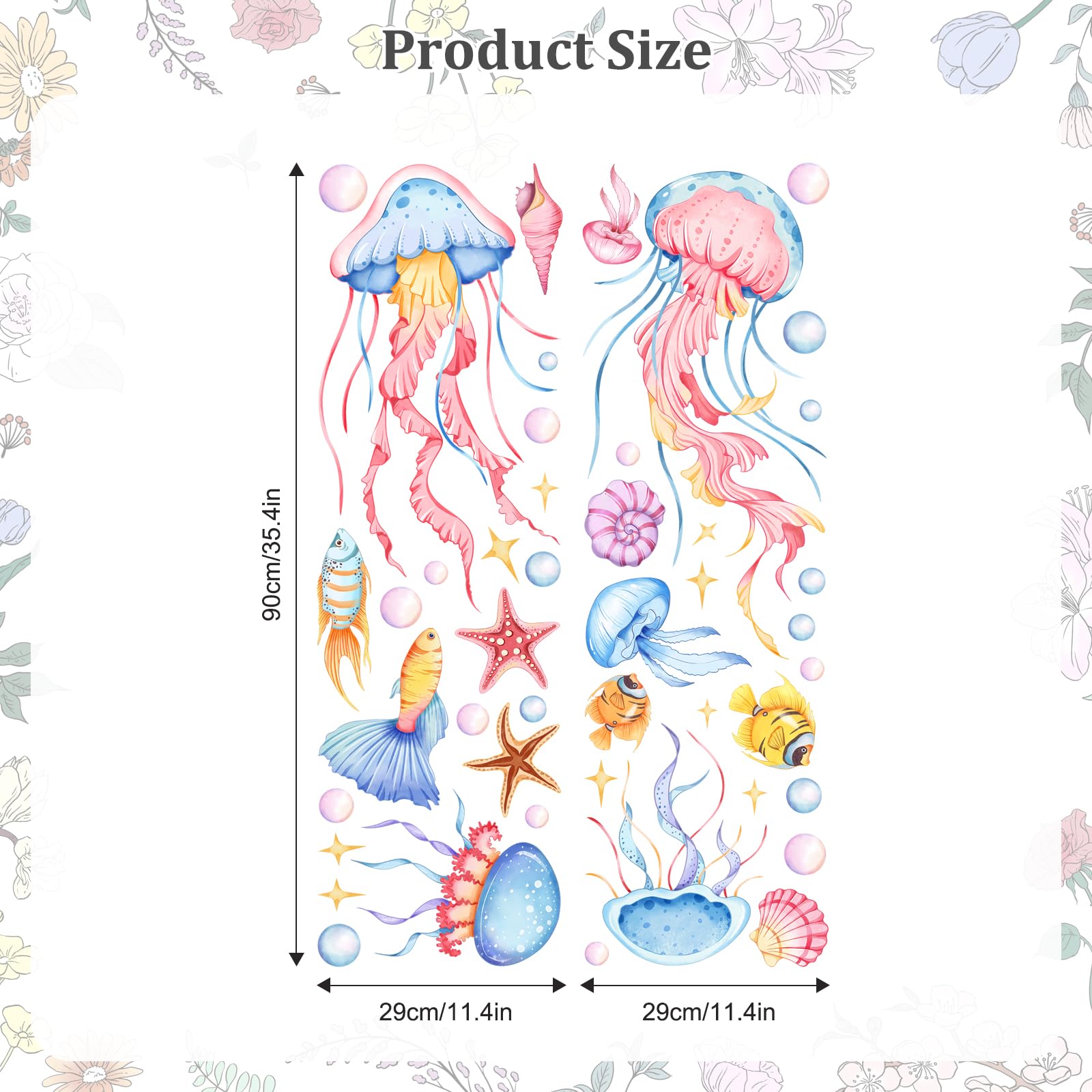 Decvictor nursery wall decal suitable for girl's room decor
