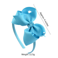 DED 16 Pack Hair Bows color variety closeup highlights diverse hues to match outfits.