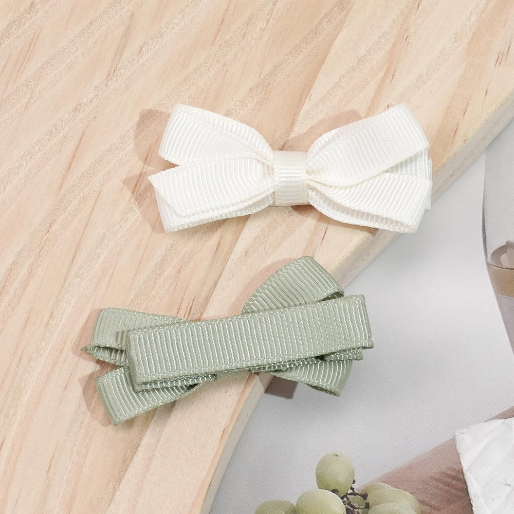 DED baby bows clip fully lined design prevents slipping during wear