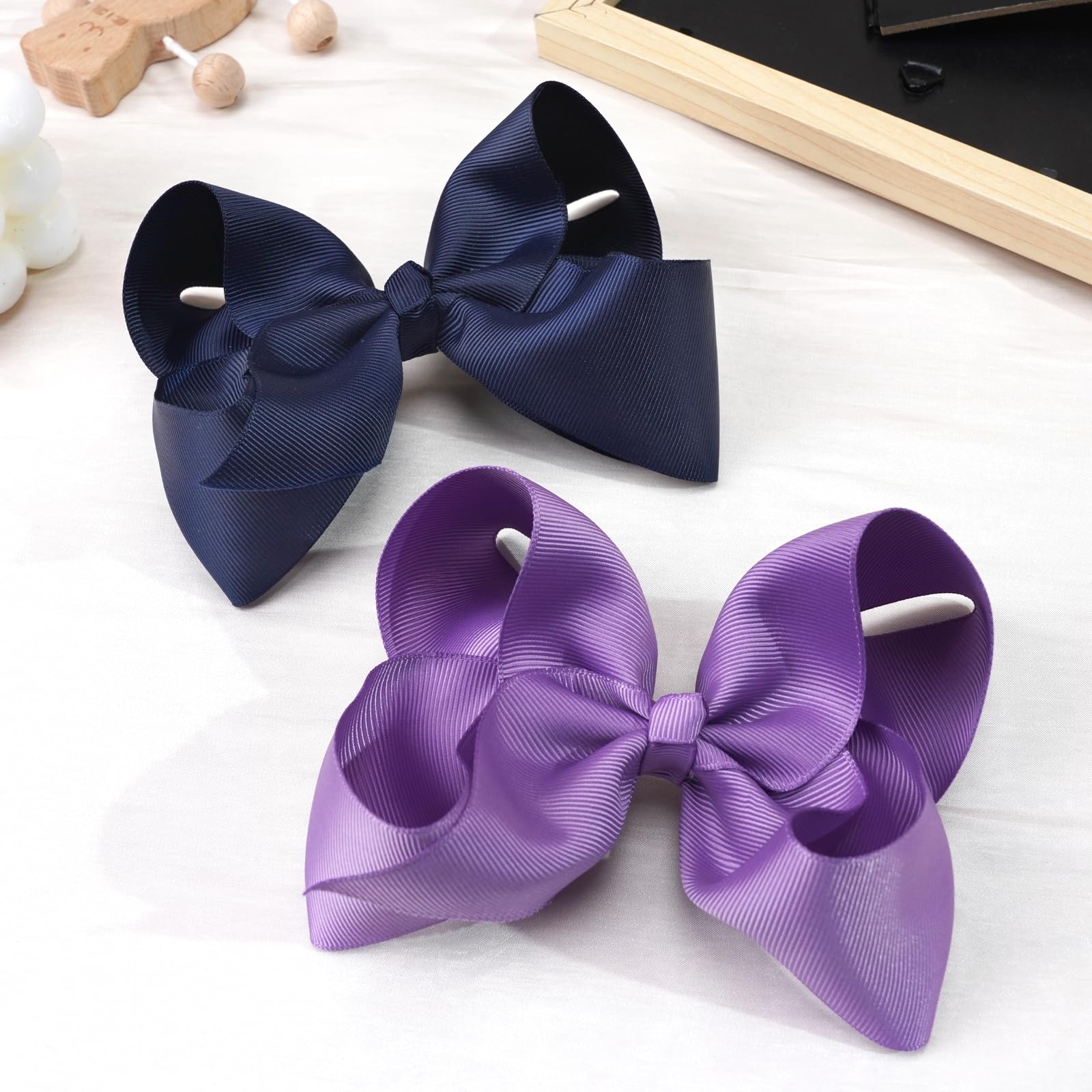DED baby girl bows ready to elevate everyday outfits.